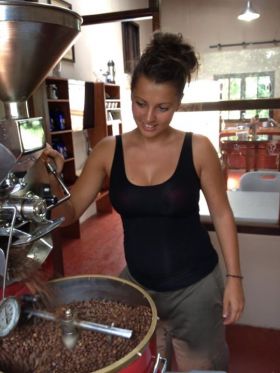 Roasting coffee at Finca Dos Jefes in Boquete, Panama – Best Places In The World To Retire – International Living